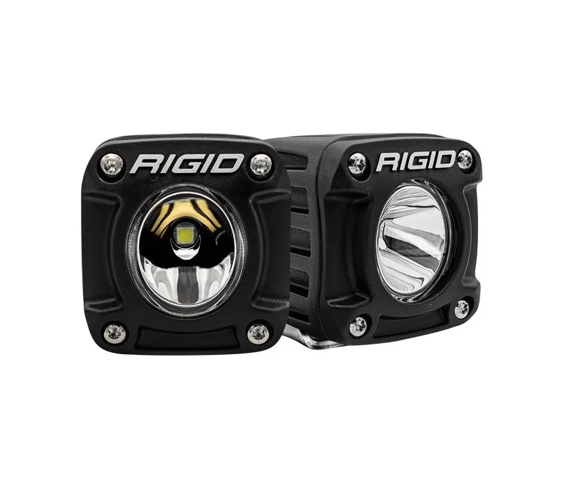490613 – RIGID IND Driving/ Fog Light, LED Bulb 2.3 Inch Square 22 Watt Bulbs Amp Draw 1.4 AMP At 12 Volt Spot Beam 2...